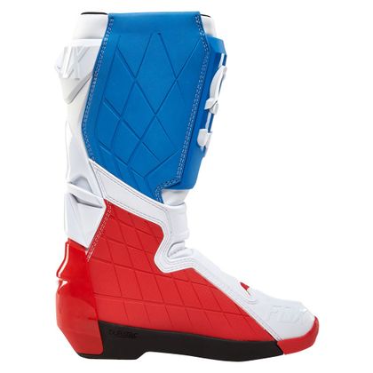 Bottes cross Fox 180 - LIMITED EDITION - WHITE RED BLUE 2018