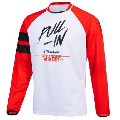 Camiseta de motocross Pull-in ORIGINAL SOLID RED WHITE 2021 Ref : PUL0385 
