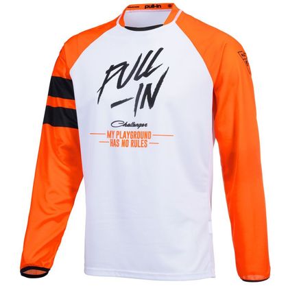 Camiseta de motocross Pull-in ORIGINAL SOLID ORANGE WHITE NIÑO Ref : PUL0395 