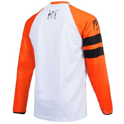 Camiseta de motocross Pull-in ORIGINAL SOLID ORANGE WHITE NIÑO