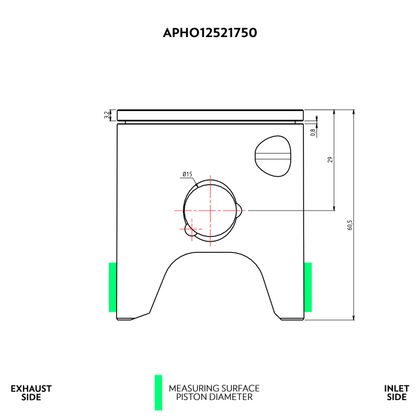 Kit piston VHM Ø53.93