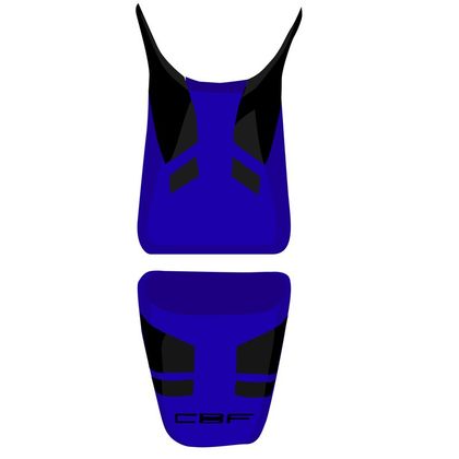 Funda de asiento Bagster Azul báltico/negro/letras en negro