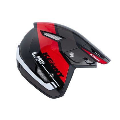 Casco trial Kenny TRIAL UP GRAPHIC BLACK RED 2023 - Nero / Rosso