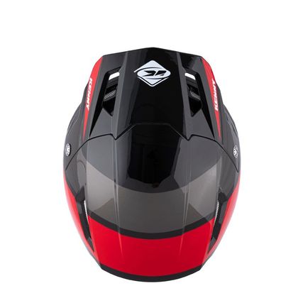 Casco trial Kenny TRIAL UP GRAPHIC BLACK RED 2023 - Nero / Rosso