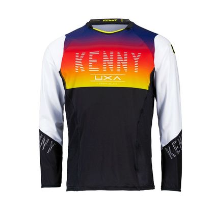 Camiseta de motocross Kenny TITANIUM SUNSET 2022 - Negro / Naranja Ref : KE1617 