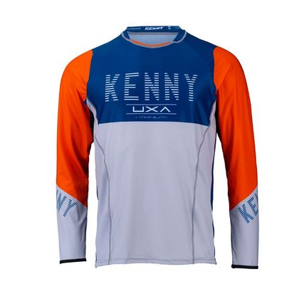 Camiseta de motocross Kenny TITANIUM NAVY ORANGE 2022 - Azul / Naranja Ref : KE1619 