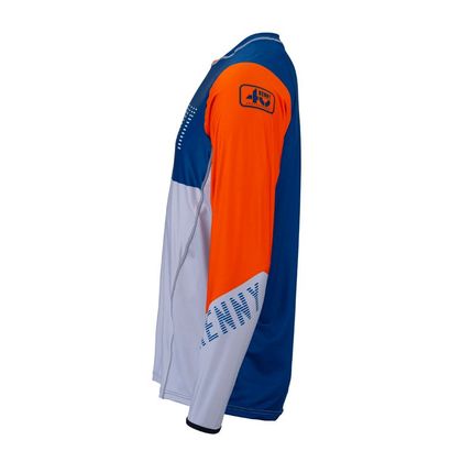 Camiseta de motocross Kenny TITANIUM NAVY ORANGE 2022 - Azul / Naranja