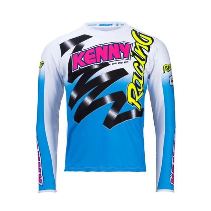 Camiseta de motocross Kenny PERFORMANCE 40TH CYAN 2022 - Azul Ref : KE1633 