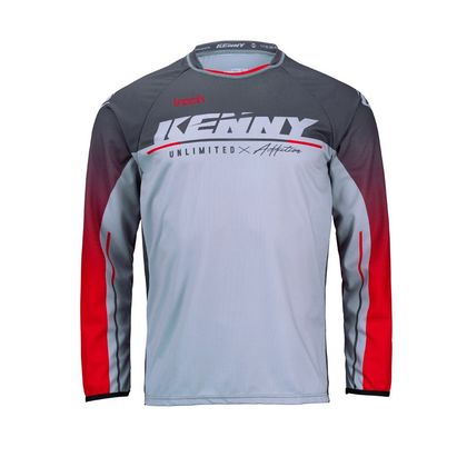 Camiseta de motocross Kenny TRACK FOCUS GREY RED 2022 Ref : KE1657 