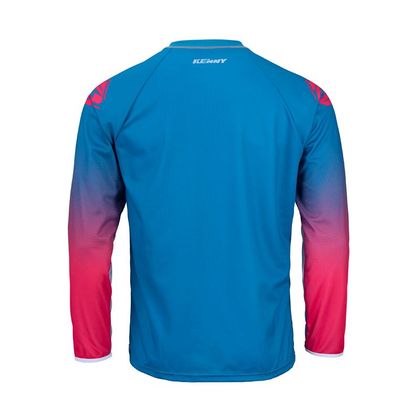Camiseta de motocross Kenny TRACK FOCUS GREY BLUE 2022 - Gris / Azul