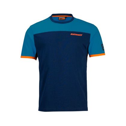 T-Shirt manches courtes Kenny PADDOCK - Bleu / Orange Ref : KE1778 