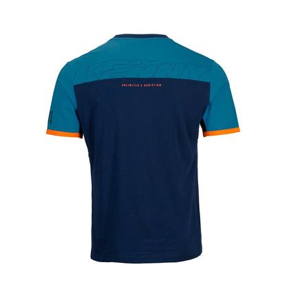 T-Shirt manches courtes Kenny PADDOCK - Bleu / Orange