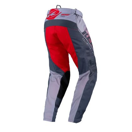 Pantalón de motocross Kenny TRACK FOCUS GREY RED 2022