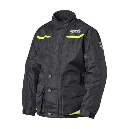 Veste Moto GMS GEAR WATERPROOF JUNIOR - Noir / Jaune