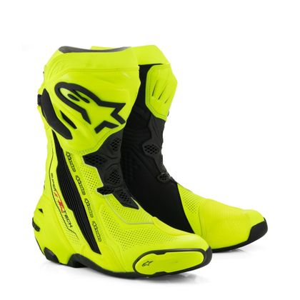 Alpinestars SUPERTECH R GEVENTILEERD Motorlaarzen - Geel / Zwart Ref: AP3626 