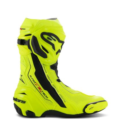 Alpinestars SUPERTECH R GEVENTILEERD Motorlaarzen - Geel / Zwart