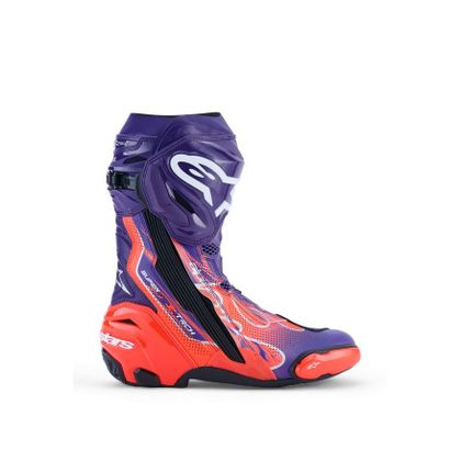 Bottes Alpinestars SUPERTECH R LE FLYTE VENTED - Violet / Rouge