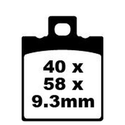 Plaquettes de freins EBC Base organique