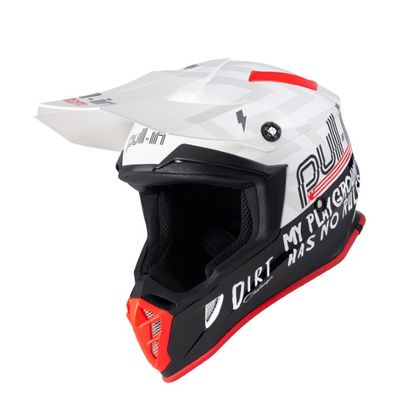 Casque cross Pull-in DIRT WHITE 2022 Ref : PUL0424 