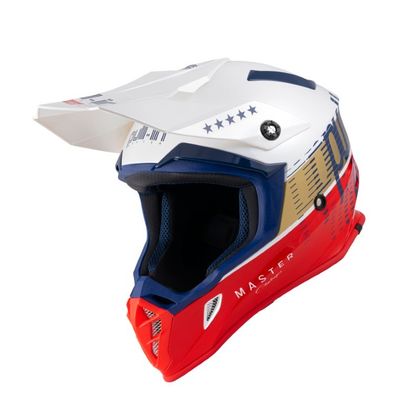 Casque cross Pull-in MASTER NAVY WHITE 2022 Ref : PUL0431 