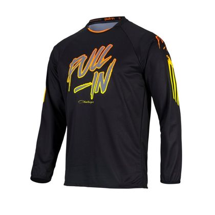 Camiseta de motocross Pull-in ORIGINAL FLASH 2022 - Negro Ref : PUL0467 