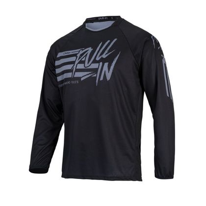 Camiseta de motocross Pull-in ORIGINAL STRIPES BLACK ENFANT Ref : PUL0487 