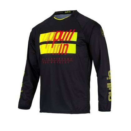 Camiseta de motocross Pull-in MASTER NEON YELLOW ENFANT - Amarillo Ref : PUL0480 