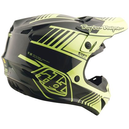 TroyLee design GP PRO W/MIPS SEGMENT 2026 Kruishelm - Geel / Zwart