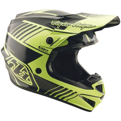 TroyLee design GP PRO W/MIPS SEGMENT 2026 Kruishelm - Geel / Zwart