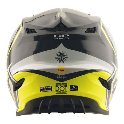 TroyLee design GP PRO W/MIPS CROSSOVER 2026 Kruishelm - Grijs / Geel