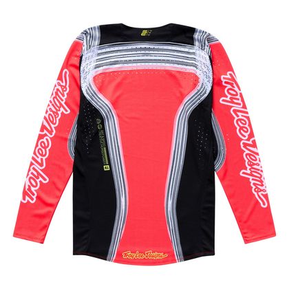 Maillot cross TroyLee design SE PRO STRIPES 2026 - Rouge / Noir