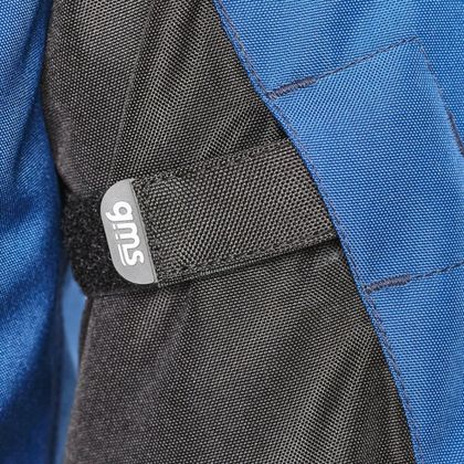 GMS KASAI WATERPROOF Motorbike Jacket - Black / Blue