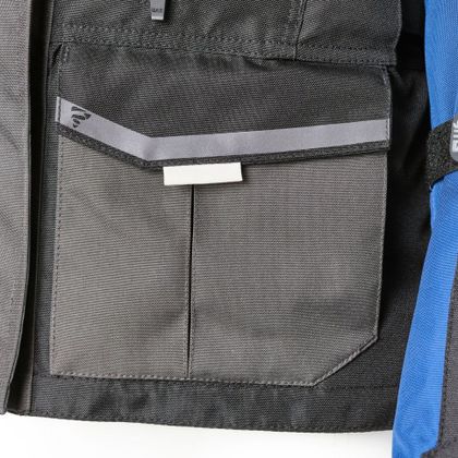 GMS TWISTER NEO WATERPROOF Motorvest - Zwart / Blauw