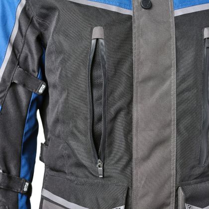 Veste Moto GMS TWISTER NEO WATERPROOF LADY - Noir / Bleu