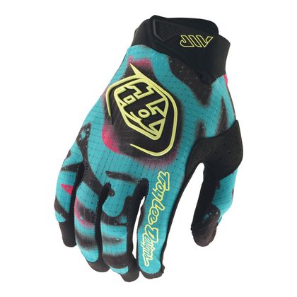 Gants cross TroyLee design AIR MEMBRANE 2026 - Noir / Jaune Ref : TRL1113 