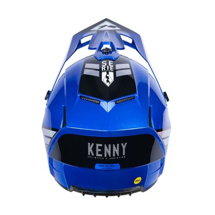 Casco de motocross Kenny PERFORMANCE SOLID 2024 - Azul / Blanco