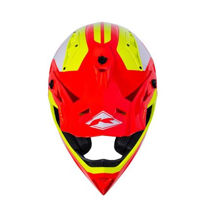 Casco de motocross Kenny TITANIUM GRAPHIC 2024 - Amarillo / Rojo
