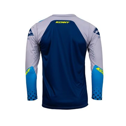 Camiseta de motocross Kenny TRACK FOCUS 2024 - Azul / Amarillo