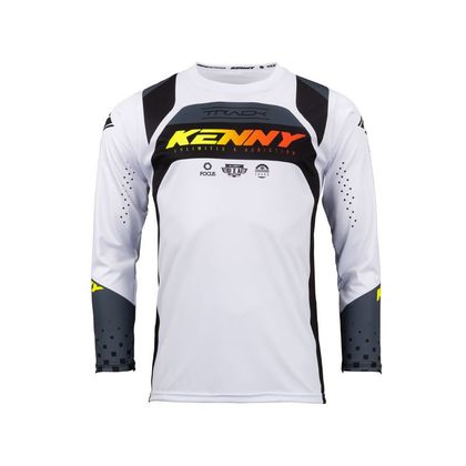 Camiseta de motocross Kenny TRACK FOCUS 2024 - Negro / Blanco Ref : KE1736-C42138 