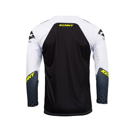 Camiseta de motocross Kenny TRACK FOCUS 2024 - Negro / Blanco