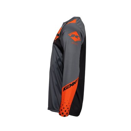 Camiseta de motocross Kenny TRACK FOCUS 2024 - Naranja / Negro