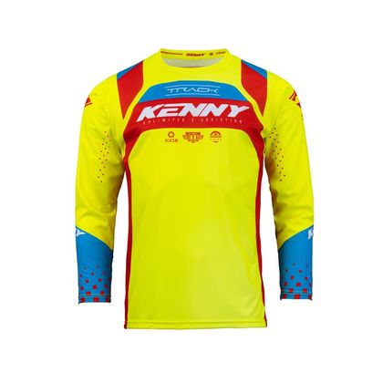Camiseta de motocross Kenny TRACK FOCUS NIÑO - Amarillo / Rojo