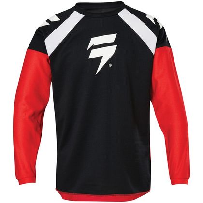 Camiseta de motocross Shift WHIT3 LABEL RACE 1 BLACK RED NIÑO Ref : SHF0470 