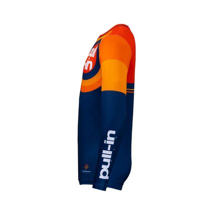 Camiseta de motocross Pull-in RACE NIÑO - Naranja / Azul