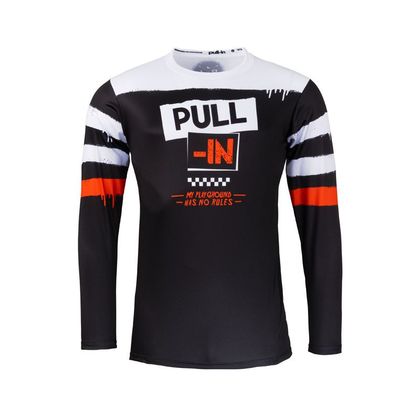 Camiseta de motocross Pull-in TRASH NIÑO - Negro / Naranja Ref : PUL0511 