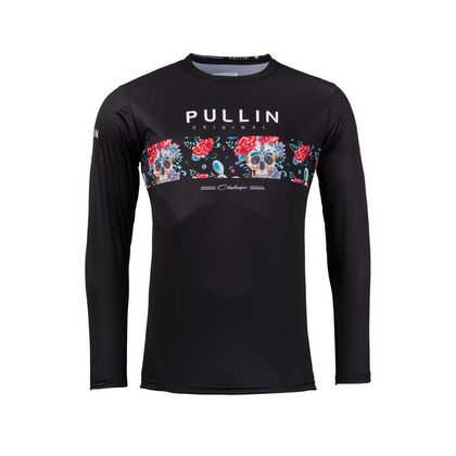 Camiseta de motocross Pull-in ORIGINAL NIÑO - Negro / Multicolor Ref : PUL0514 