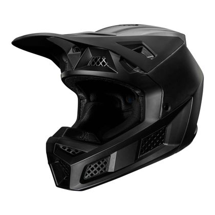 Casco de motocross Fox V3 - SOLIDS - BLACK MATT 2020 Ref : FX2455 