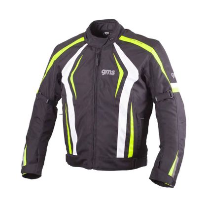 Jachetă Moto GMS SPORT PACE - Negru / Galben