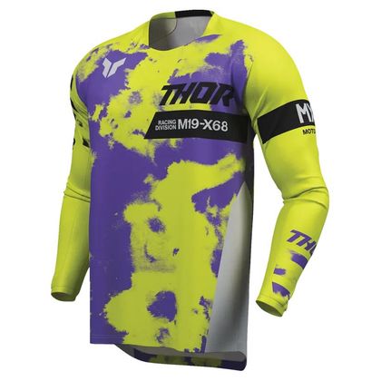 Thor LAUNCH BLEACH 2025 Cross jersey - Grey / Yellow Ref : TO3217 