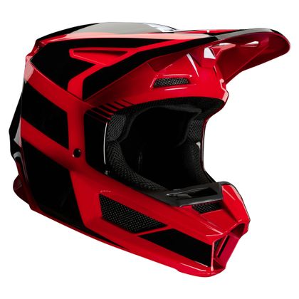 Casque cross Fox V2 - HAYL - FLAME RED 2020
